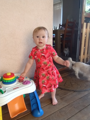 Dětské šaty Pavlínka