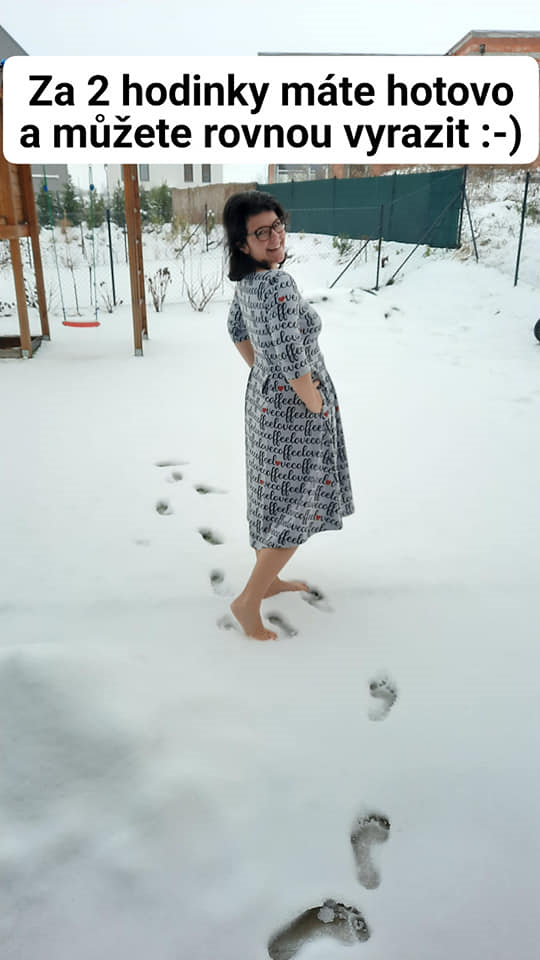 Jak ušít šaty Pavlíny - jednoduchý fotonávod, odšité sklady