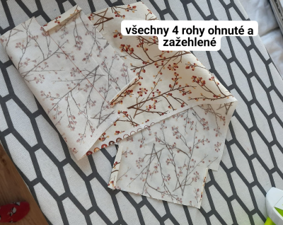Takto si připravíme všechny 4 kraje tunýlku.
