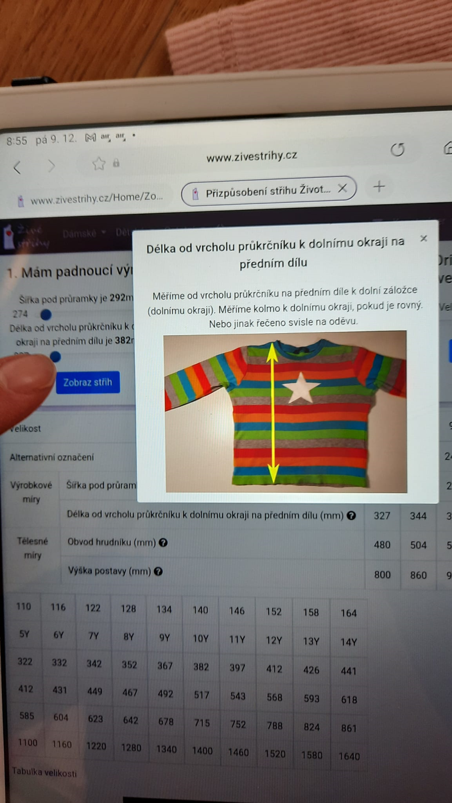 Pokud si u kteréhokoliv bodu nejste jistí, použijte symbol otazníku.