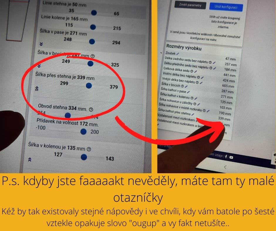 P.s. kdyby jste faaaaakt nevěděly, máte tam ty malé otazníčky Kéž by tak existovaly stejné nápovědy i ve chvíli, kdy vám batole po šesté vztekle opakuje slovo "ougup" a vy fakt netušíte..