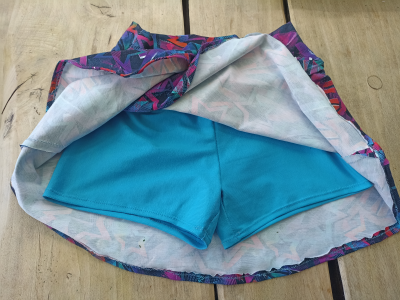 Legíny, kraťasy se sukní Lucie