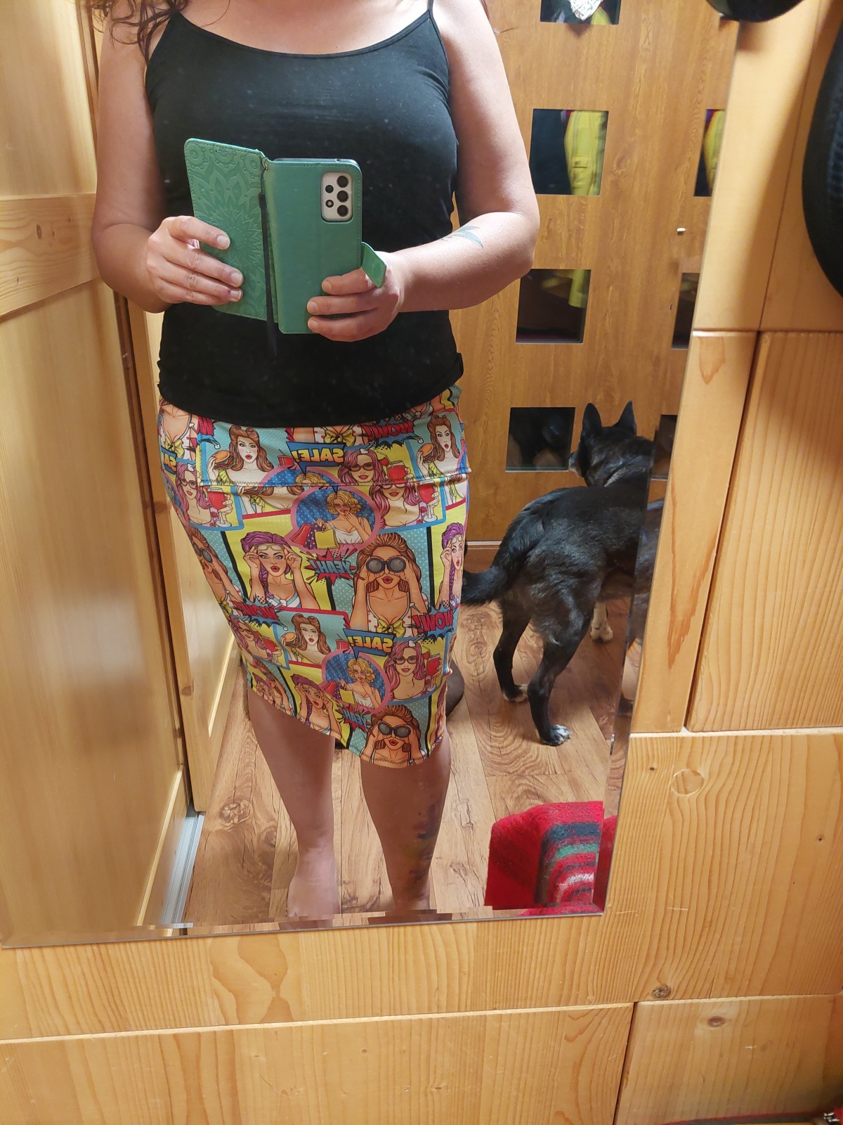 Výrobek podle střihu Sukně Lisa
