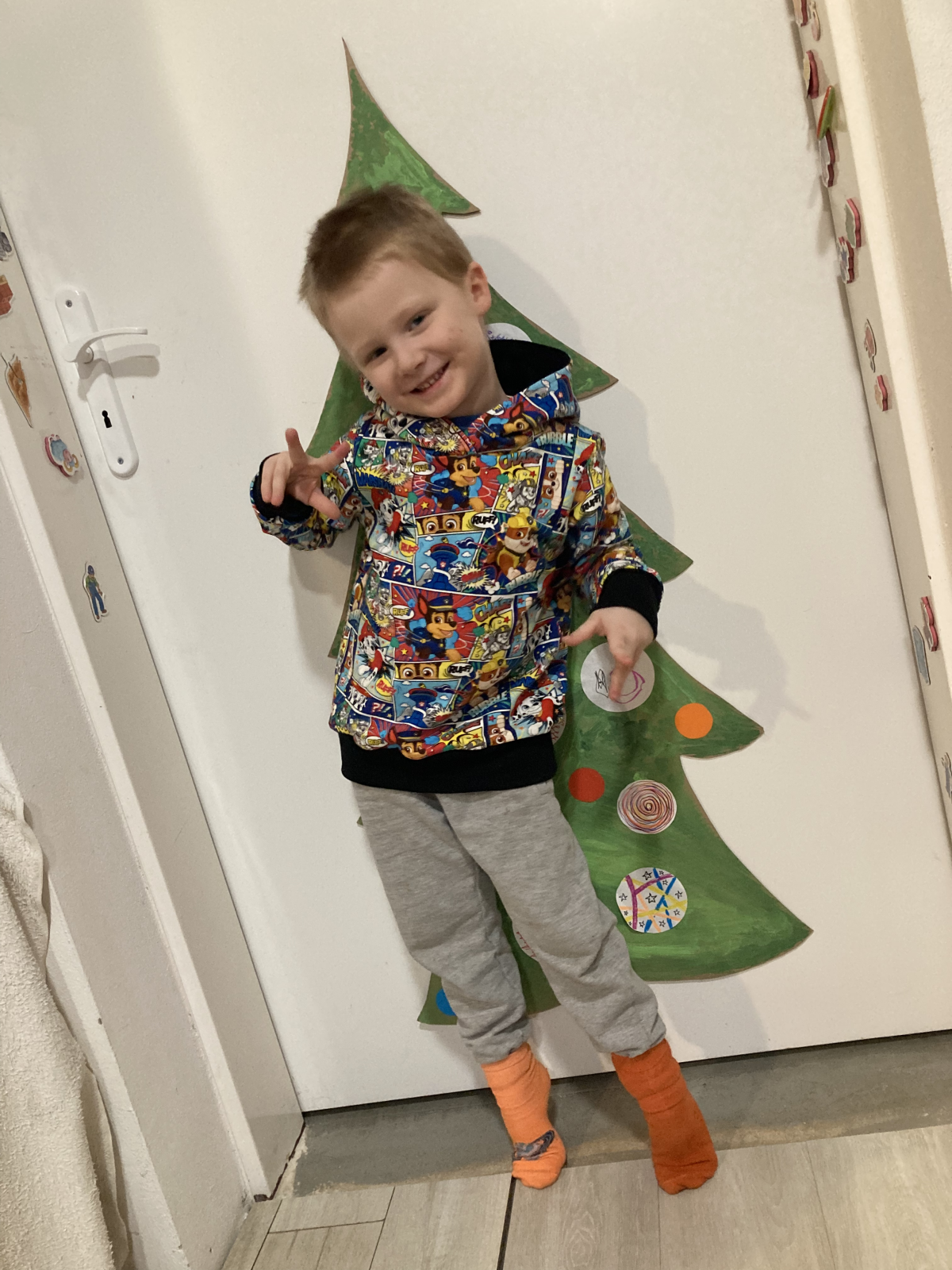 Výrobek podle střihu Mikina Michal