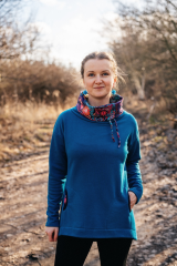 vel. 38, teplákovina nepočesaná, 80% bavlna, 20% polyester, 320 g/m2, Takoy